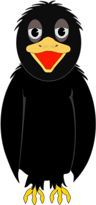 Crow - Crow Clipart Png (800x672), Png Download