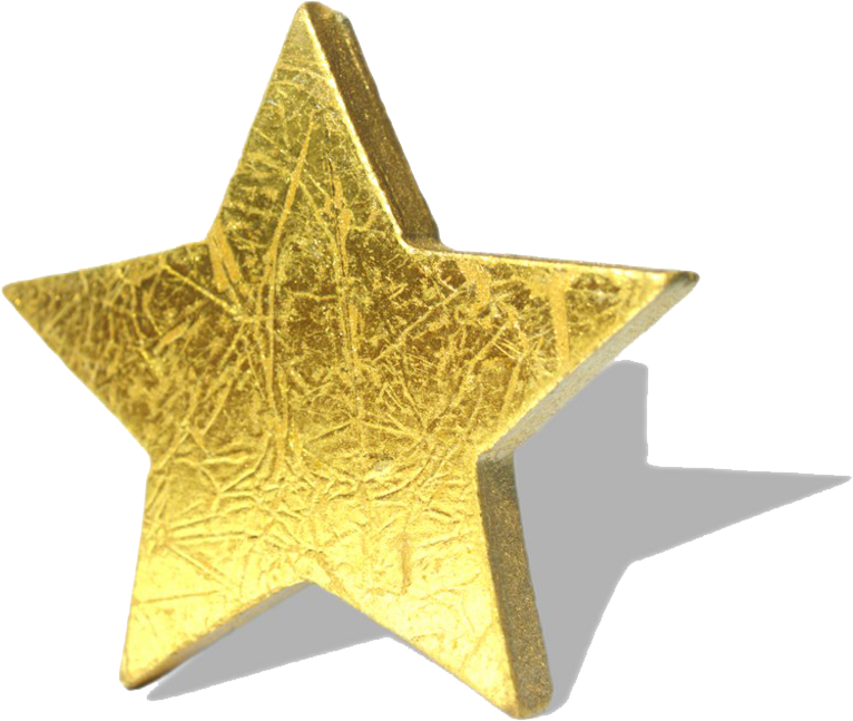 3d Gold Star Png Hd - Star Hd Png (1024x768), Png Download