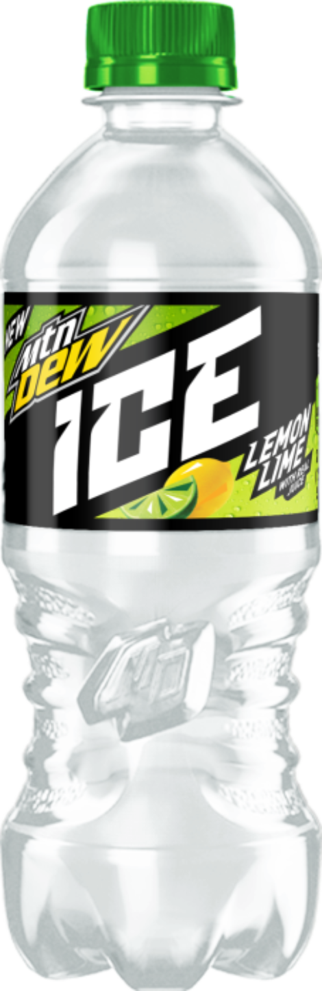 Mountain Dew Ice Prototype Bottle Design - Mountain Dew Ice Cherry (470x1447), Png Download