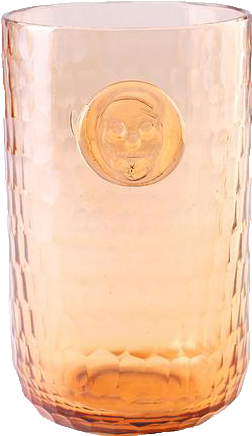 Bonehead Skull Melon Water Glass - Pint Glass (320x480), Png Download