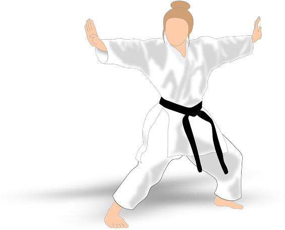 Black Belt - Black Belt Karate Png (640x471), Png Download