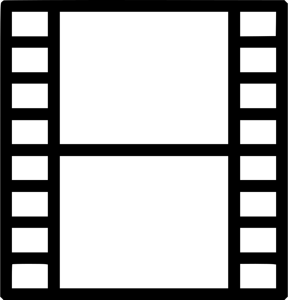 Video Media Film Movie Strip Comments - Film (940x980), Png Download