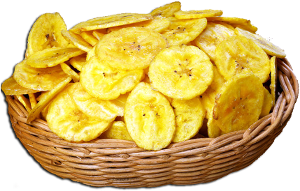 Banana Chips Png Clip Art Black And White - Kerala Banana Chips (442x294), Png Download