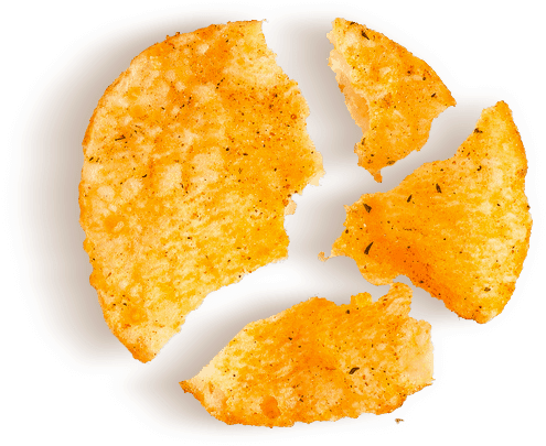 We Take Regular, Delicious Potato Chips, And Then We - Potato Chips Crumbs Png (594x480), Png Download