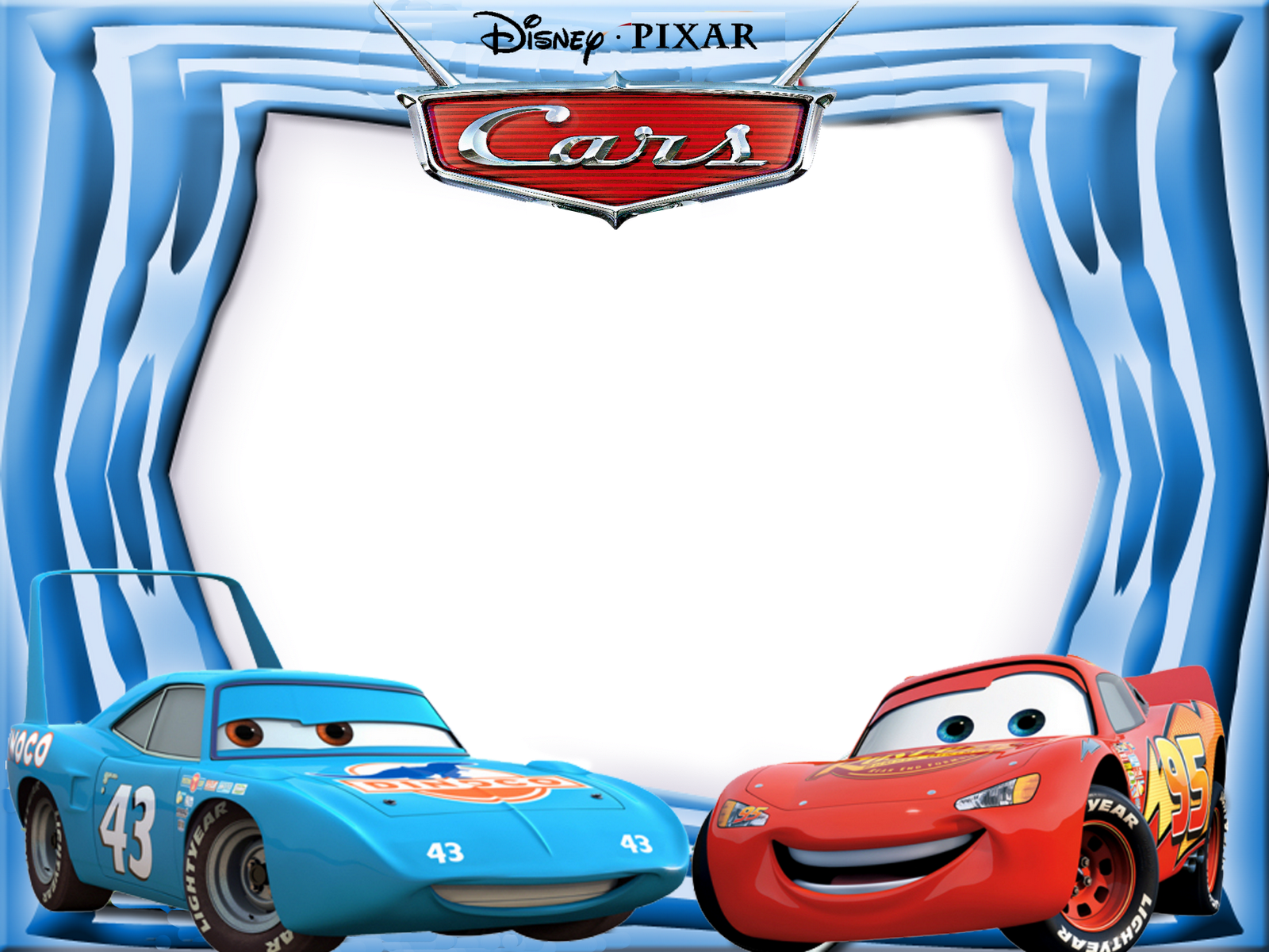 Cars - Disney Cars Invitation Template (1600x1200), Png Download