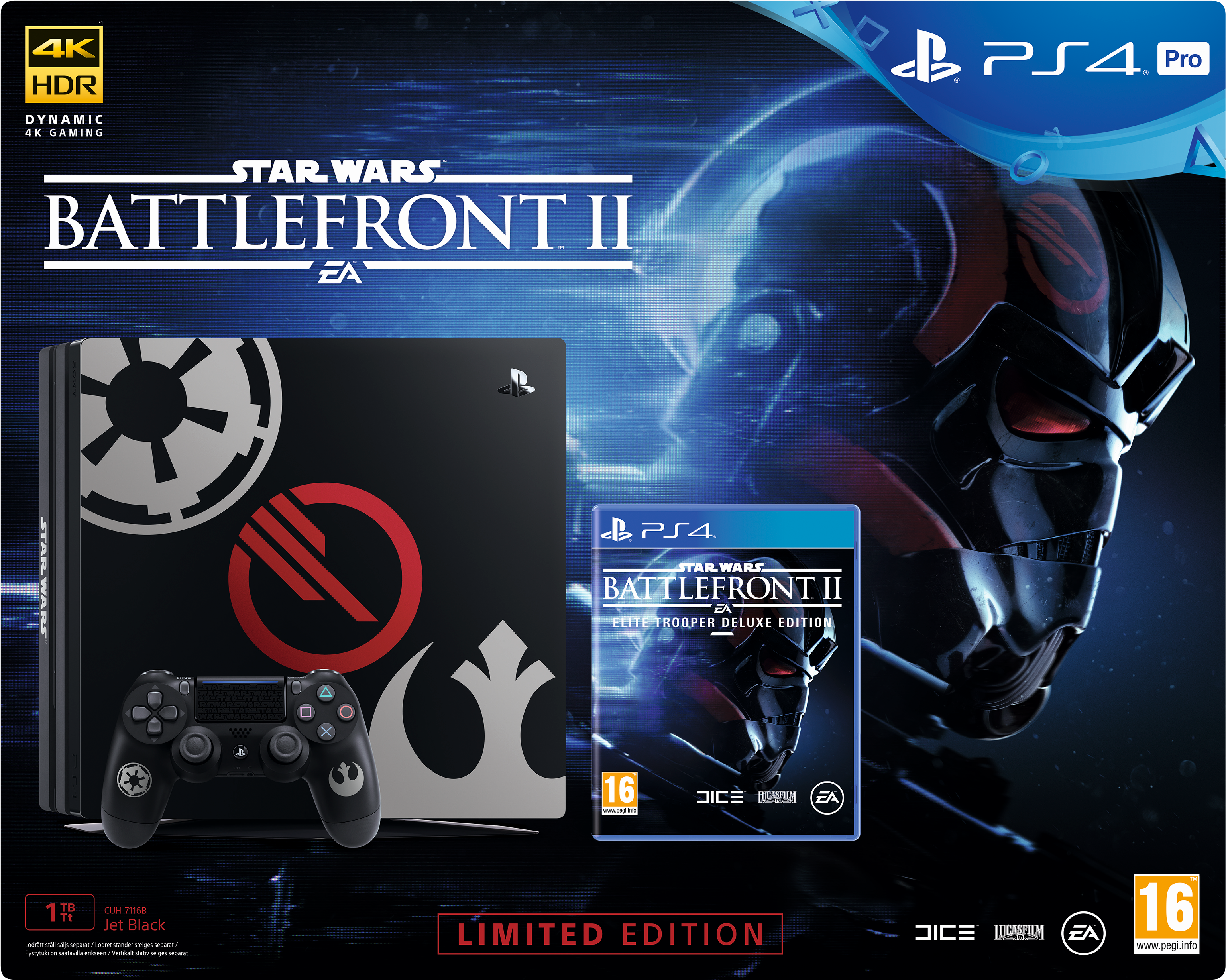 Playstation 4 Pro Star Wars Battlefront 2 Special Edition - Playstation 4 Battlefront 2 (4800x3200), Png Download