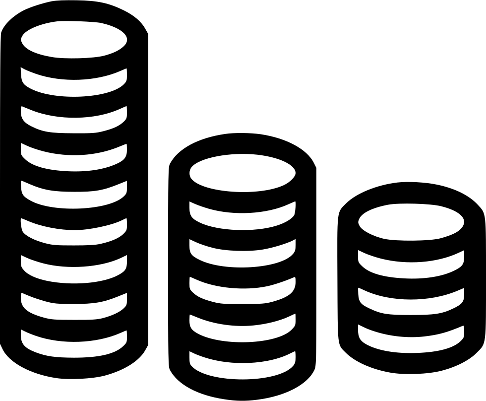 Money Payment Dollar Coins Chips Comments - Poker Chips Icon Png (980x808), Png Download