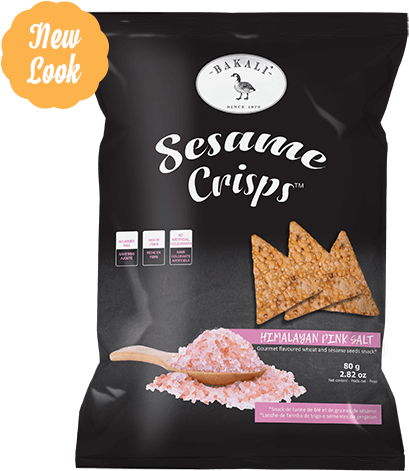 Himalayan Pink Salt Sesame Chips - Sesame Chips (500x500), Png Download