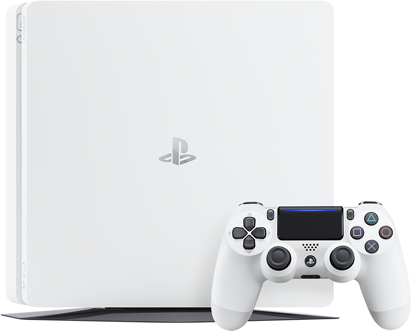 Playstation 4 500gb Glacier White With Star Wars Battlefront - Glacier White Battlefront 2 Ps4 (675x450), Png Download