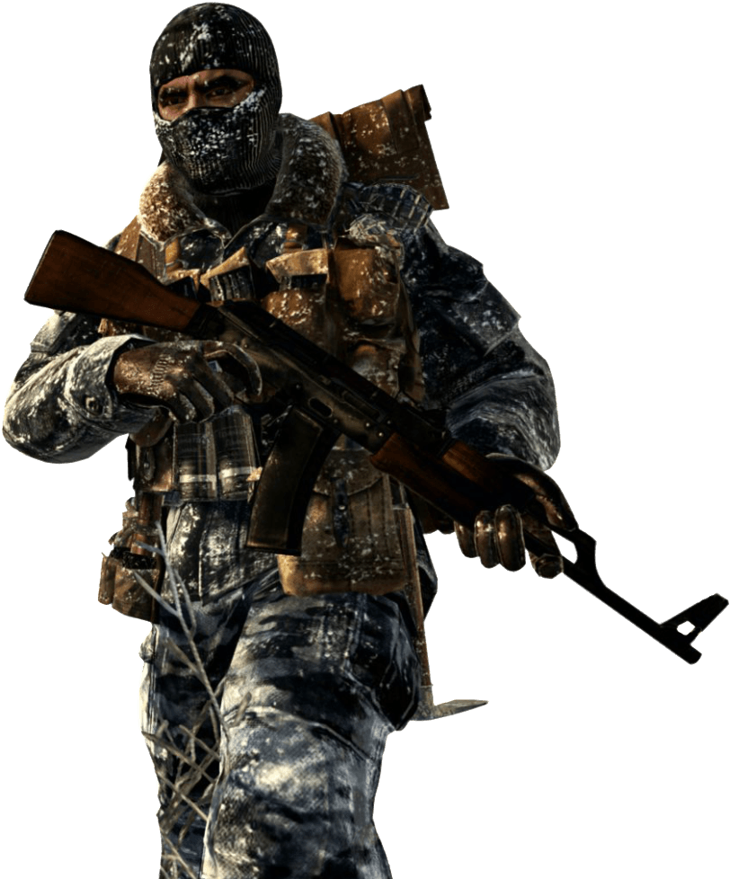 Call Of Duty Black Opps Soldier (886x1023), Png Download