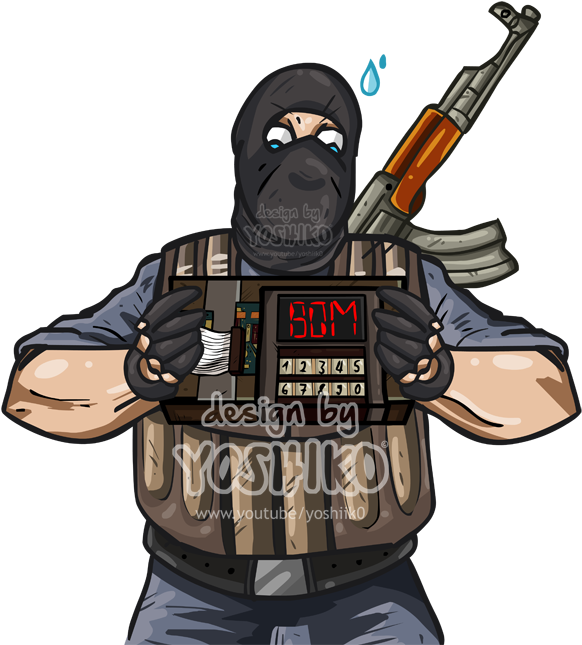 Terrorist Clipart Counter Strike - Garry's Mod Fan Art (600x653), Png Download