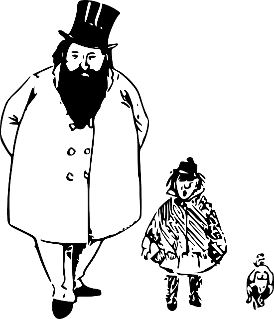 People, Man, Male, Girl, Child, Dog, Walking, Daughter - Clip Art (550x640), Png Download