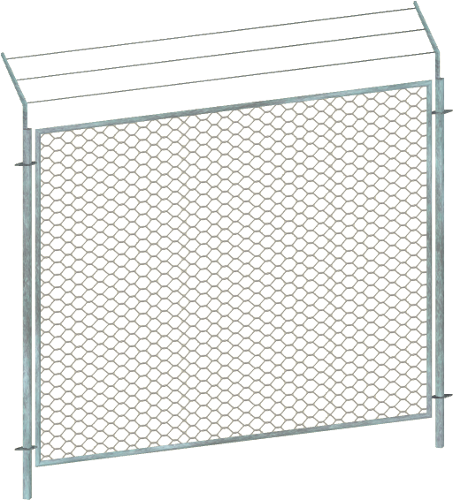 Iron Fence - Kühlschrankfolie 3d Cubes - Rot (565x565), Png Download