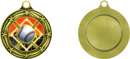 W 302 A Gold - Bsl-033a - Express 2" Insert Medallion-3 Day Production (531x452), Png Download