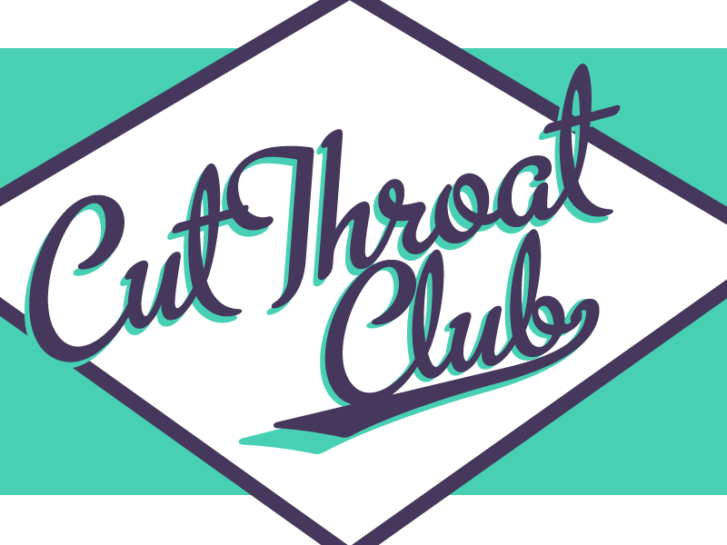 Cut Throat Baseball Diamond - Sign (800x600), Png Download