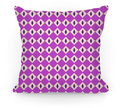 Purple Diamond Eyes Pattern Pillow - Pillow (484x484), Png Download