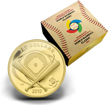2013 Pure Gold 75 Dollar Coin - Baseball Diamond (388x371), Png Download