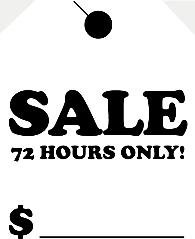 Auto Dealer Car Mirror Hang Tag 9 X - Dealership Hang Tag Template (647x814), Png Download