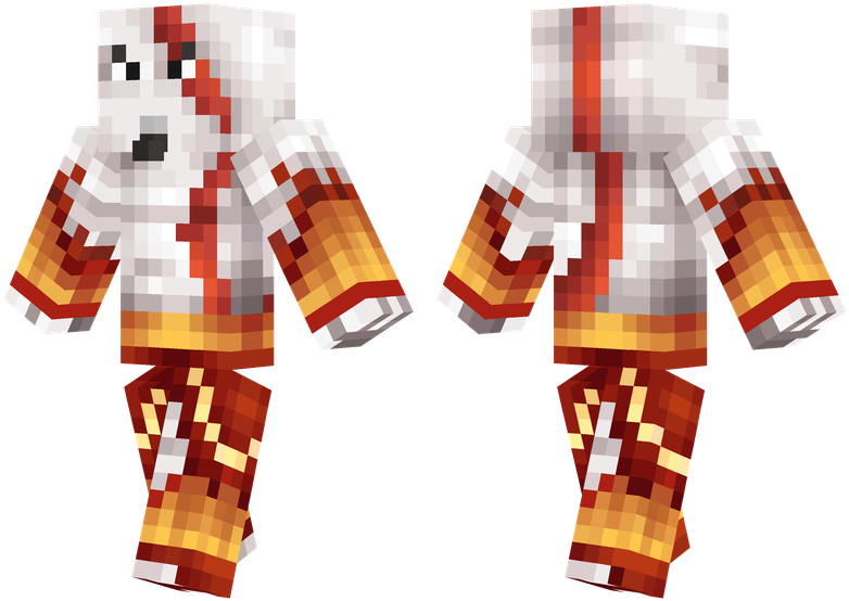 Kratos - Skin Minecraft Kratos (804x576), Png Download