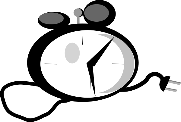 Alarm Clock Clipart Png (600x405), Png Download