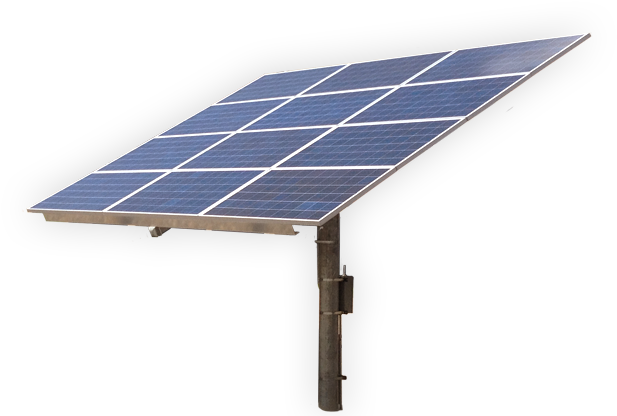 Fixed Pole Mount Patriot Solar Group - Solar Png (720x425), Png Download
