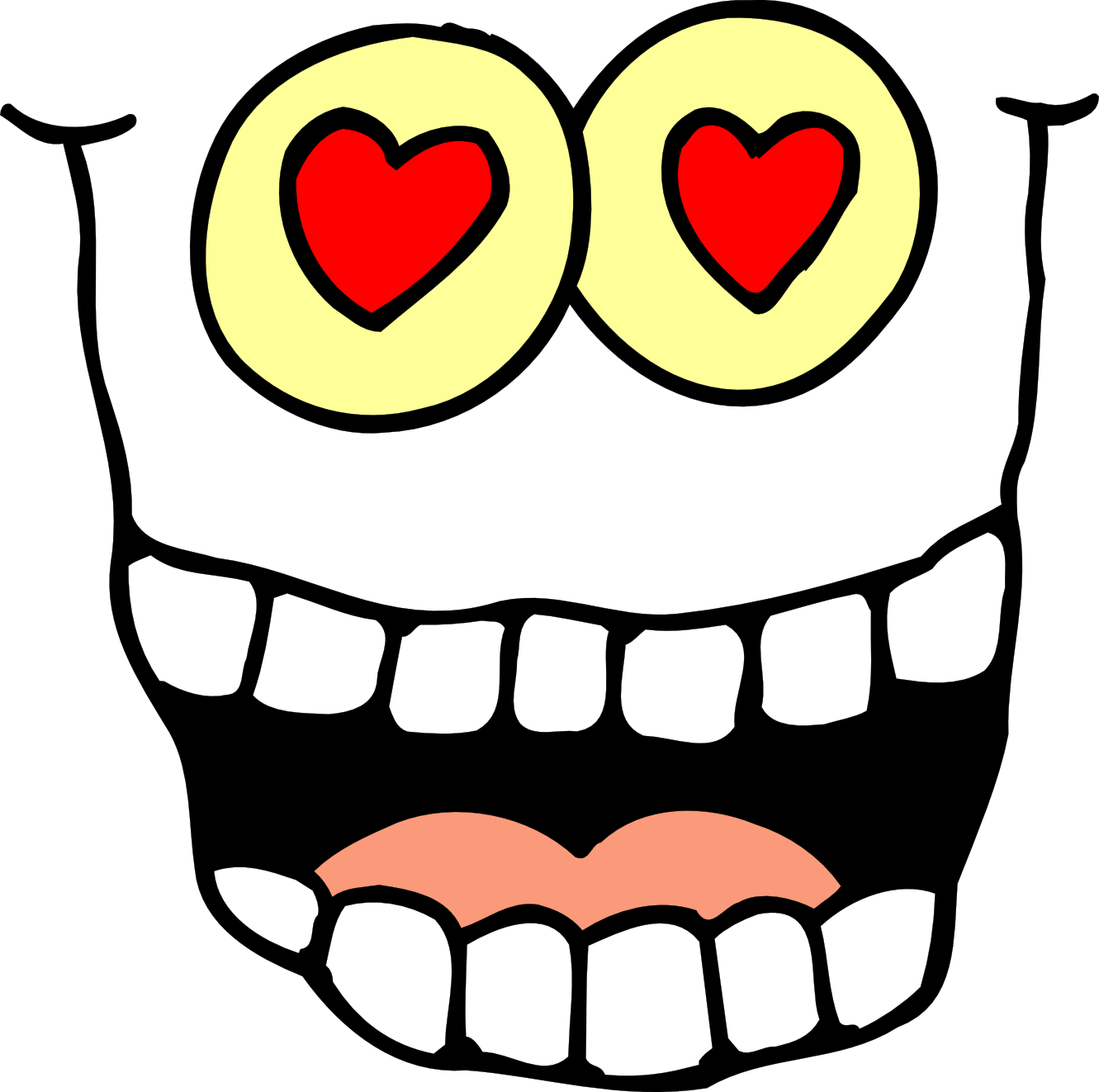 Png Free Googly Eyes Panda Free Images Googlyeyesclipart - Crazy In Love Face (1331x1322), Png Download