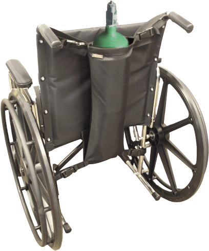 Ez-accessories® Wheelchair Oxygen Carrier - Wheelchair Single Oxygen Bag / Holder By Ez-access (600x600), Png Download