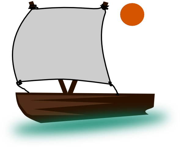 Boat Clip Art - Cartoon Boat (600x480), Png Download