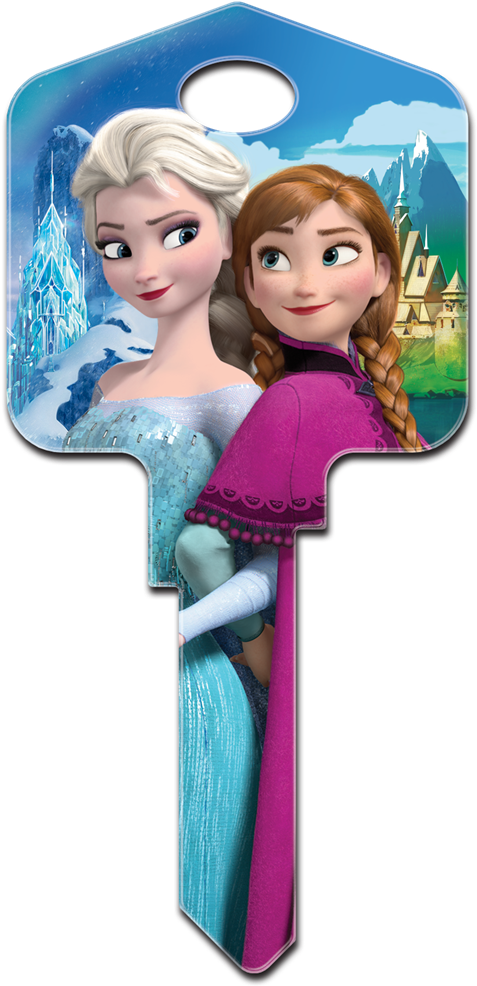 Buy 2 And Get 15% Off - Disney Frozen Kwikset House Key (500x1000), Png Download