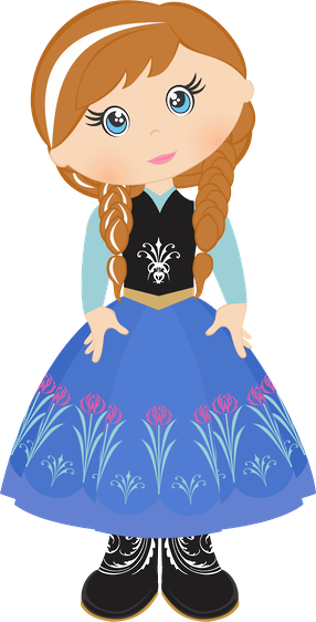 X Disney Frozen Anna Elsa Novo Design - Anna Frozen Baby Png (286x562), Png Download