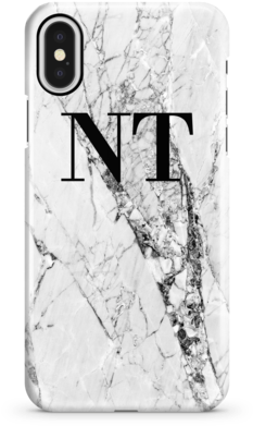 Personalised Cracked White Marble Iphone X Case - Sienna And White Marble Skin Surface Pro 4 (480x480), Png Download