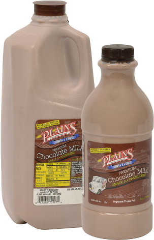 Plains Chocolate Milk (350x500), Png Download