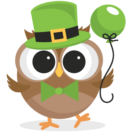 Irish Owl Svg Scrapbook Cut File Cute Clipart Files - Best Gift - Owl Patricks Day Hoodie/t-shirt/mug Black/navy/pink/white (432x432), Png Download