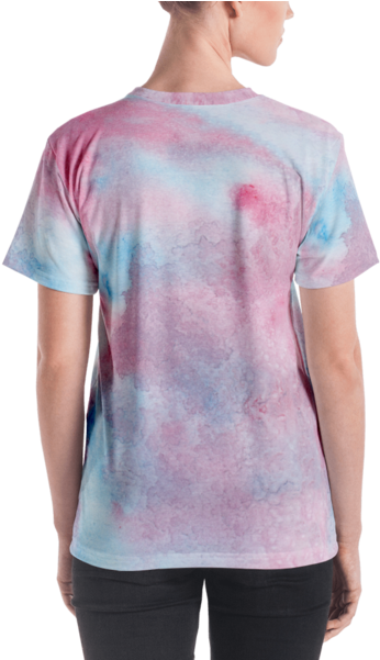 Frozen Sunrise Watercolor Women's T Shirt T Shirt Zazuze - T-shirt (600x600), Png Download