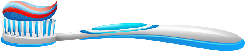 Free Png Toothbrush With Toothpaste Png Images Transparent - Toothbrush With Toothpaste Png (850x186), Png Download