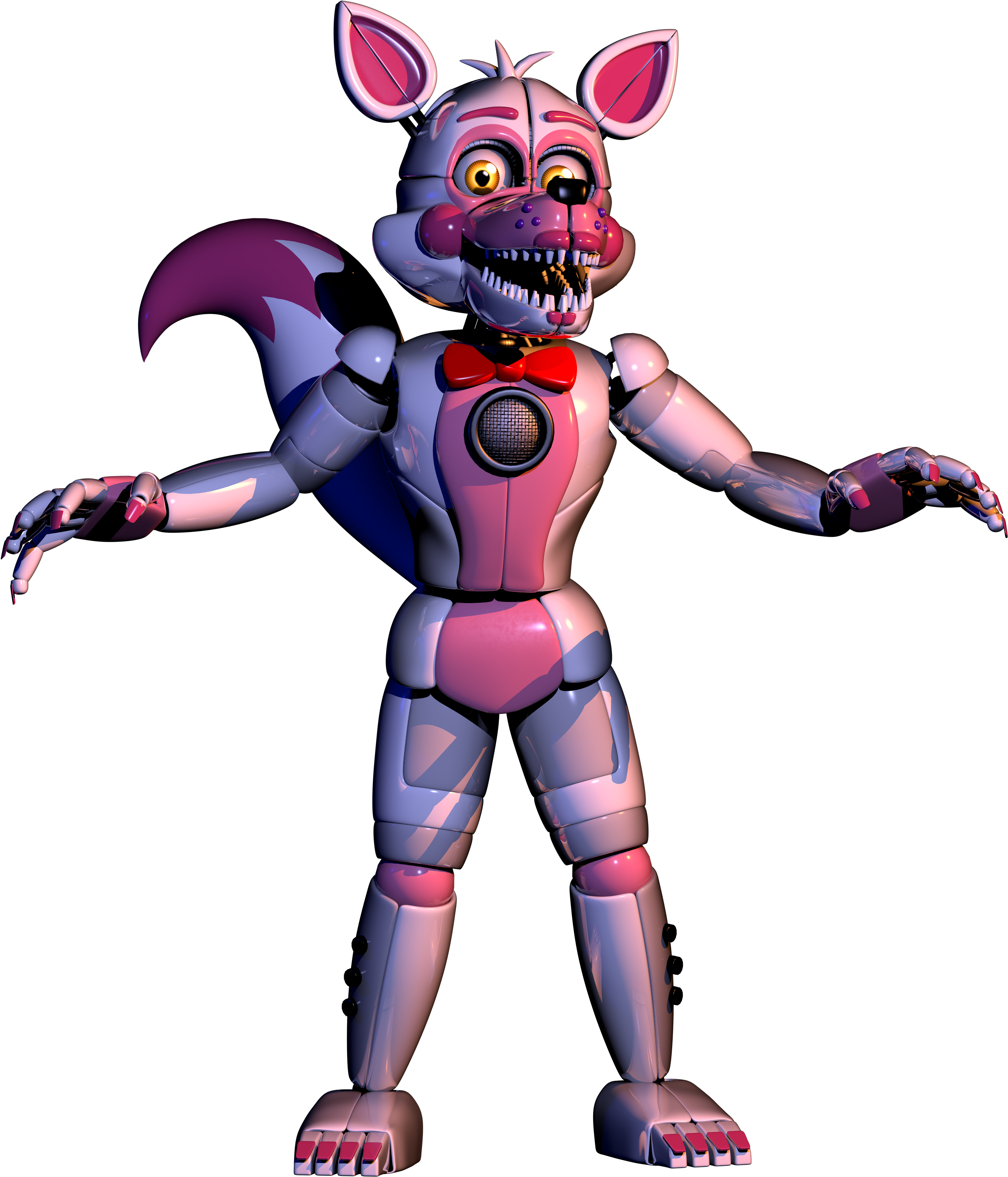 Funtime Foxy (2613x3072), Png Download