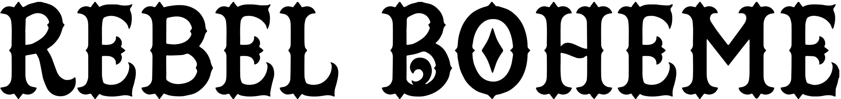 New Rebel Boheme Logo - Barberia (3600x900), Png Download