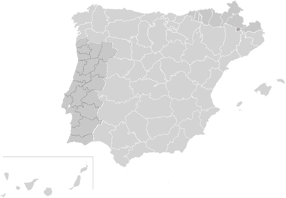 Map-image - Spain Country Map (1000x689), Png Download