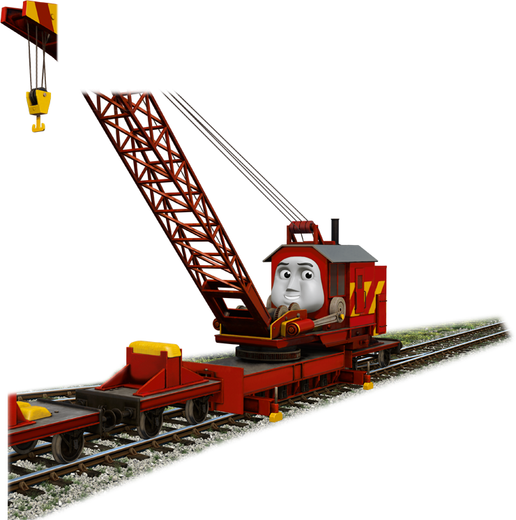 Thomas & Friends Rocky - Thomas And Friends Characters Crane (740x745), Png Download