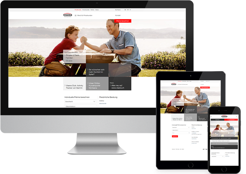 Visana Relaunch S - Website (1004x600), Png Download