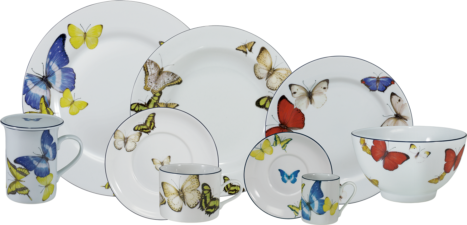 Borboletas Do Brasil - Ceramic (1536x1535), Png Download