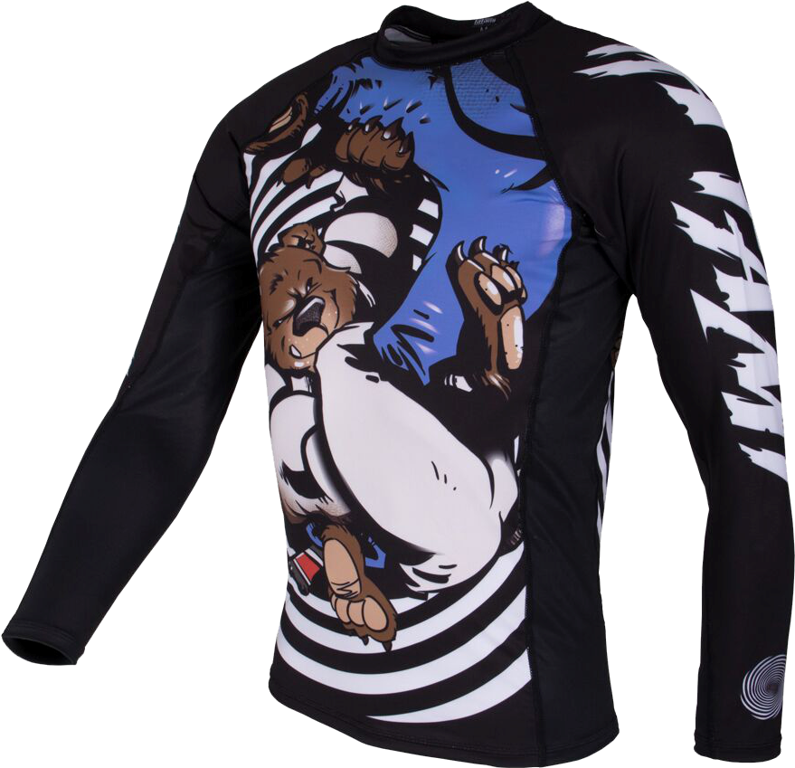 Manufacturers - Bear Bjj Rash Guard (1000x1000), Png Download