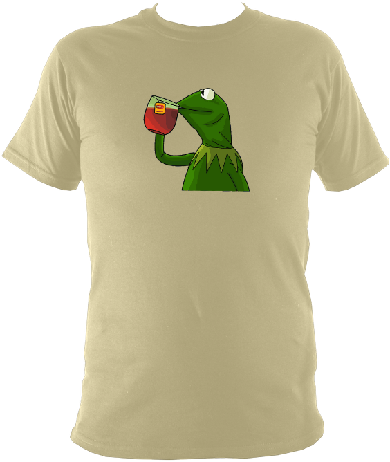 Kermit Tea - Cartoon (595x680), Png Download