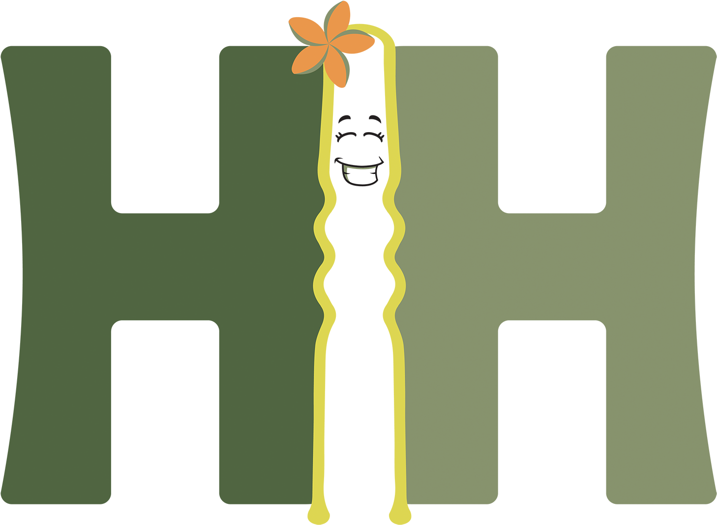 The Happy Hairpin - Cartoon (1500x1092), Png Download