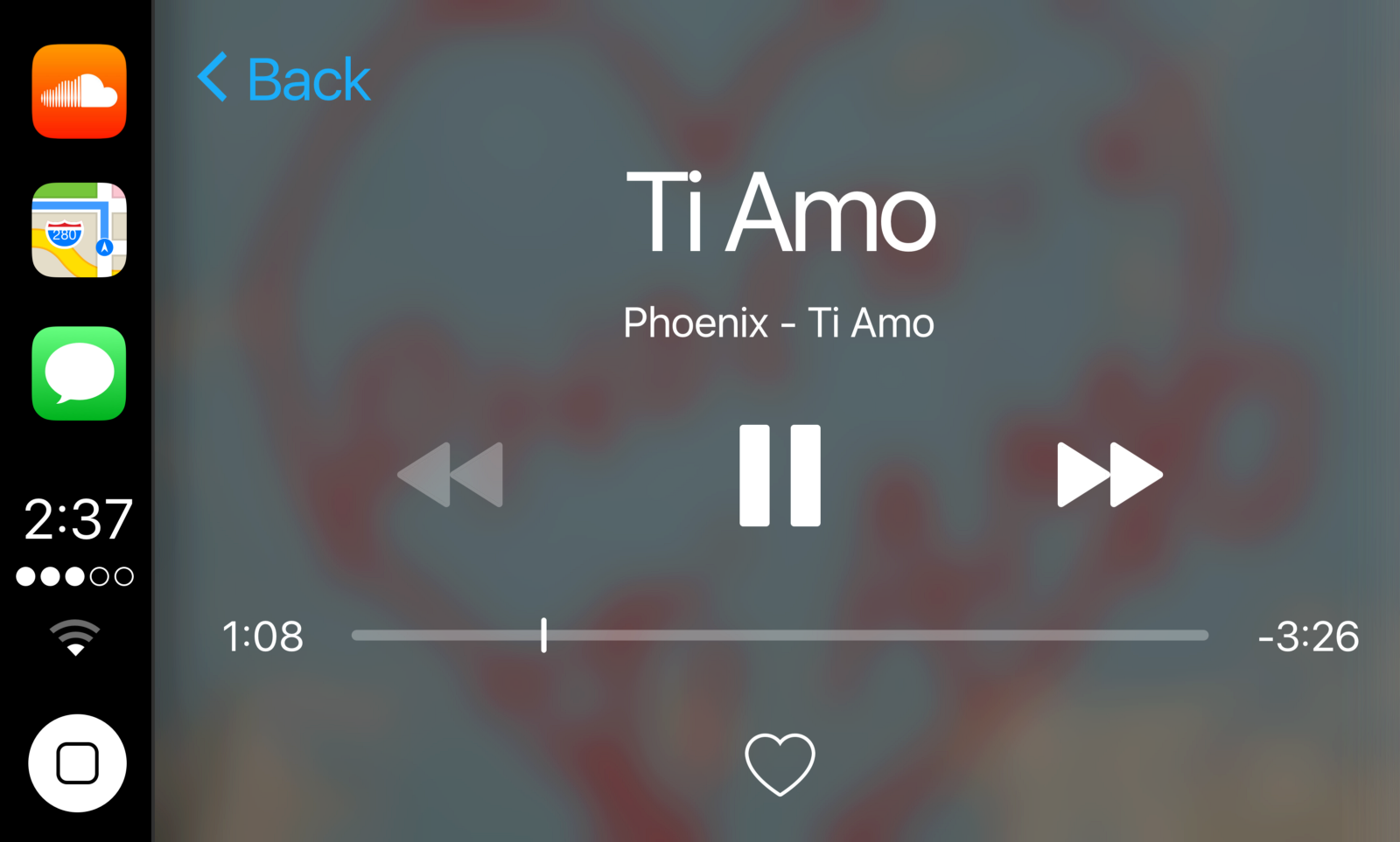Soundcloud Carplay Song Playing - Soundcloud Carplay (1600x963), Png Download