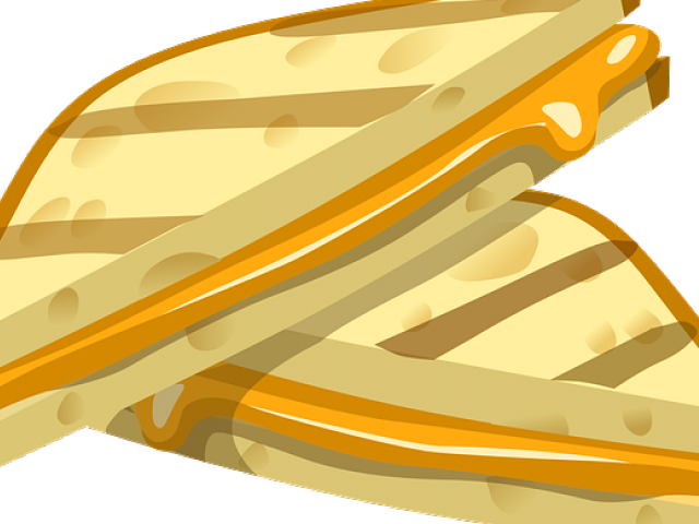 Grilled Cheese Clipart Vector - Grilled Cheese Sandwich Clipart (640x480), Png Download