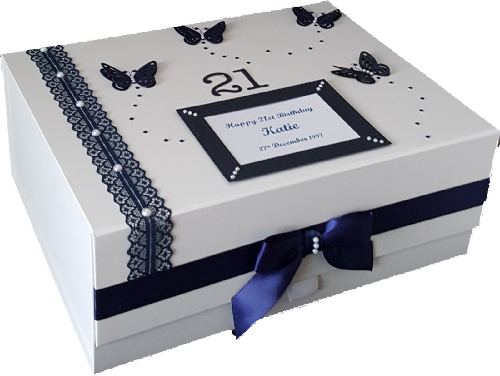 6 Sur 12 Personalised 21st 18th Birthday Gift Large - Box (1600x1204), Png Download