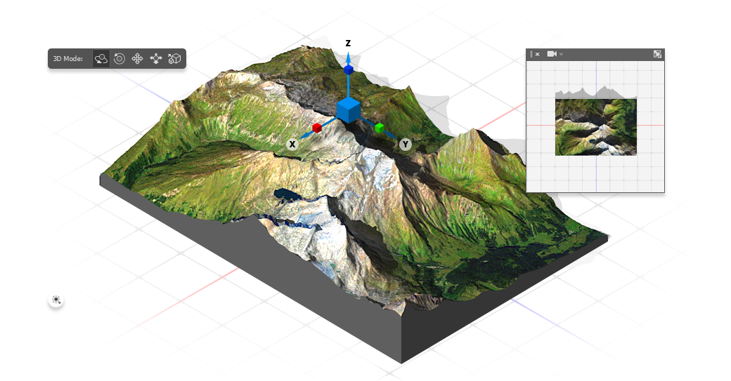 The 3d Map Will Be Positioned In Orthographic Camera - House (1100x542), Png Download