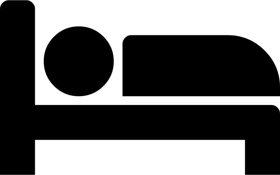 Png File Svg - Hotel Bed Icon Png (980x614), Png Download