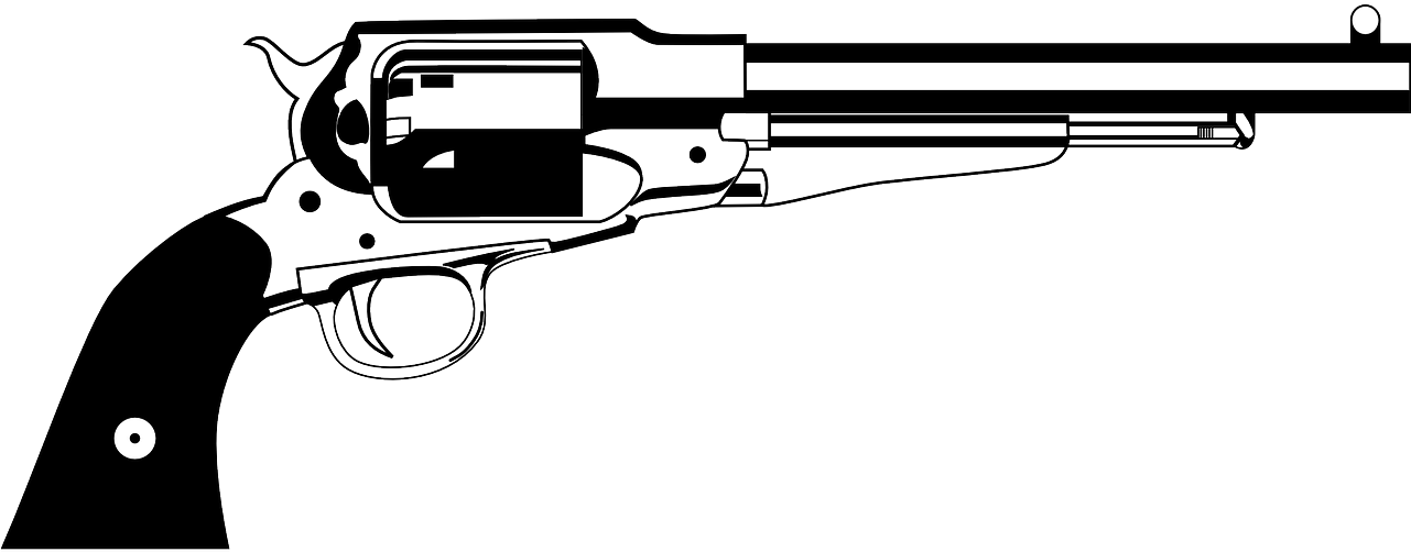 Survival Shotguns - Western Revolver Clip Art (1280x640), Png Download